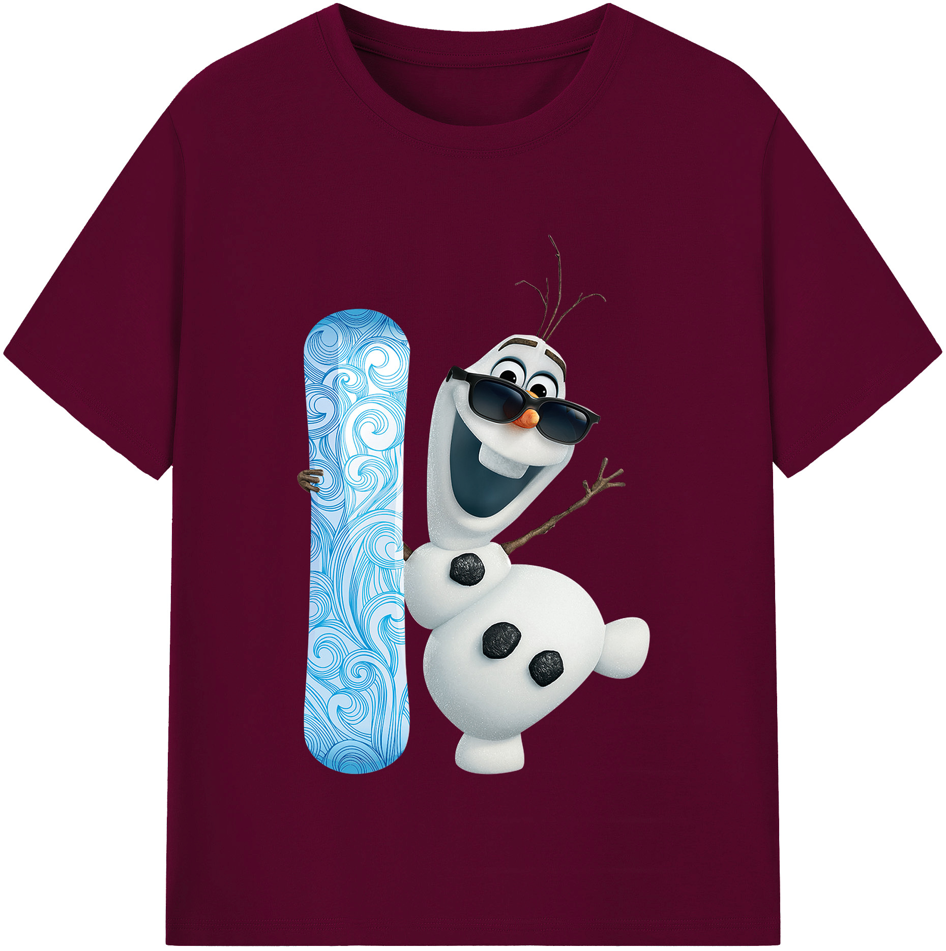 （画像用） アナと雪の女王 アンナ エルサ Frozen Anna Elsa レディースカジュアルプリントTシャツ（綿100％）